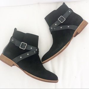 Kork Ease Kenai Stud Wrap Suede Ankle Booties 8.5